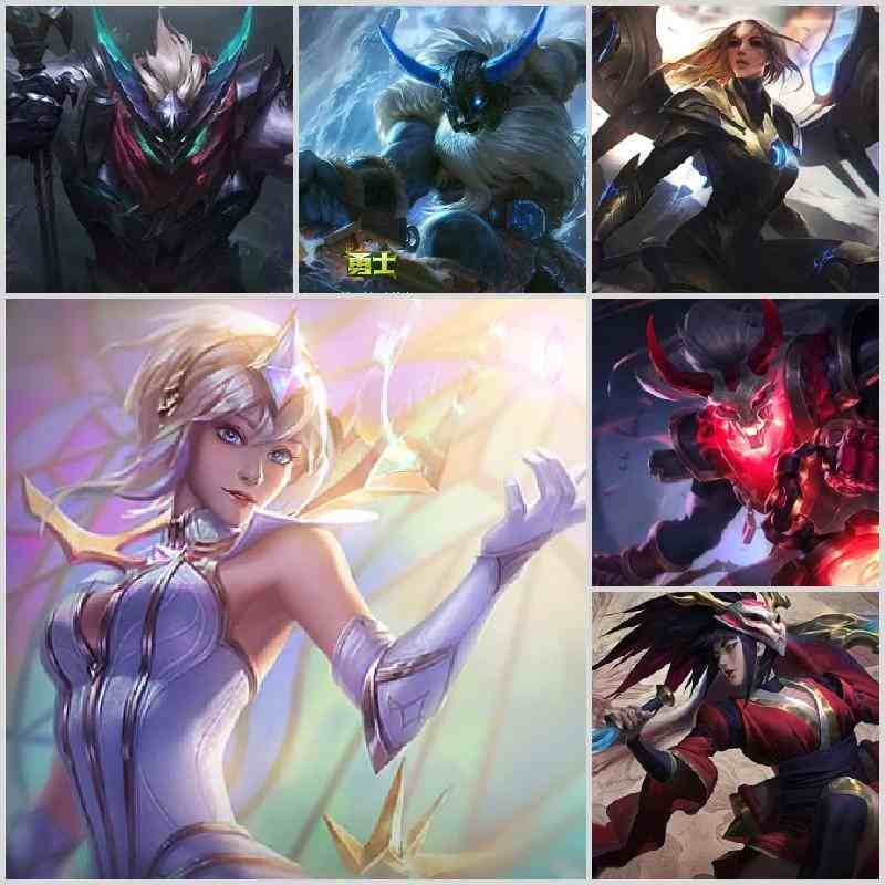 丨黑龙蓝龙丨摄魂vn丨128限定丨斩星魔剑丨先驱瑞兹丨花木兰